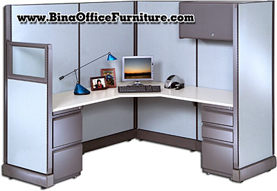 corner desk cubicle