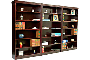 triple bookcase