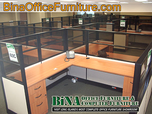l-shape workstation