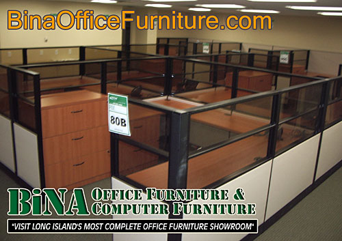 glazed panel cubicle partition