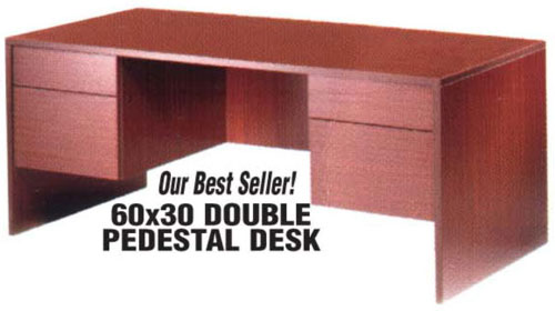 double pedestal desk